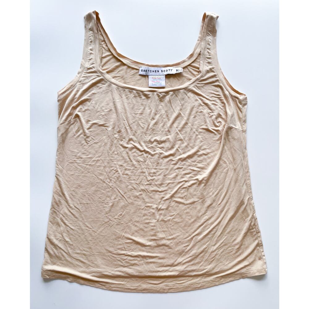 Women's Gretchen Scott Beyond the Beyond Softest Tank Top Nude Size Medium